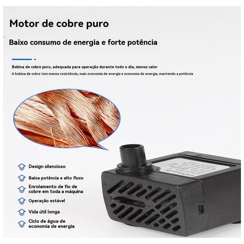 Bomba De Água Para Aquário, Mini Bomba De Água, 10 Peças