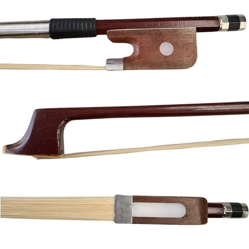 Arco MARINOS Violoncelo 4/4 3/4 1/2 1/4 Madeira Maçaranduba, Crina Animal, Talão Weng Wood, Linha Iniciante Importado