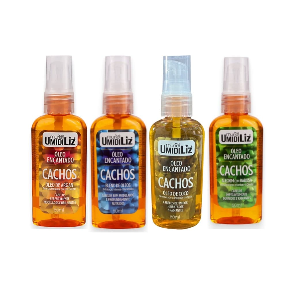 ÓLEO ENCANTADO CACHOS  60ML UMIDILIZ MURIEL