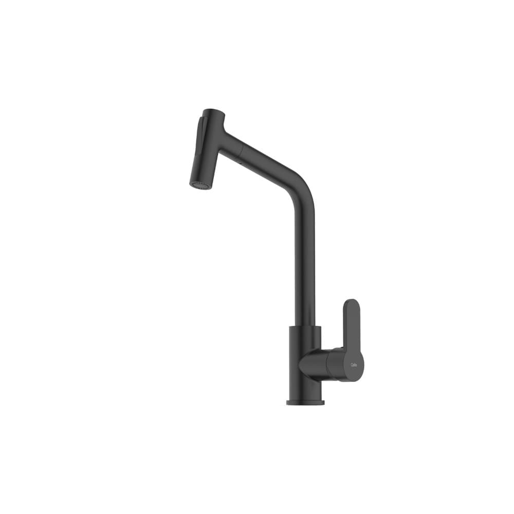 Monocomando Para Cozinha Com Bica Extraível Preto Matte Kitchen Celite