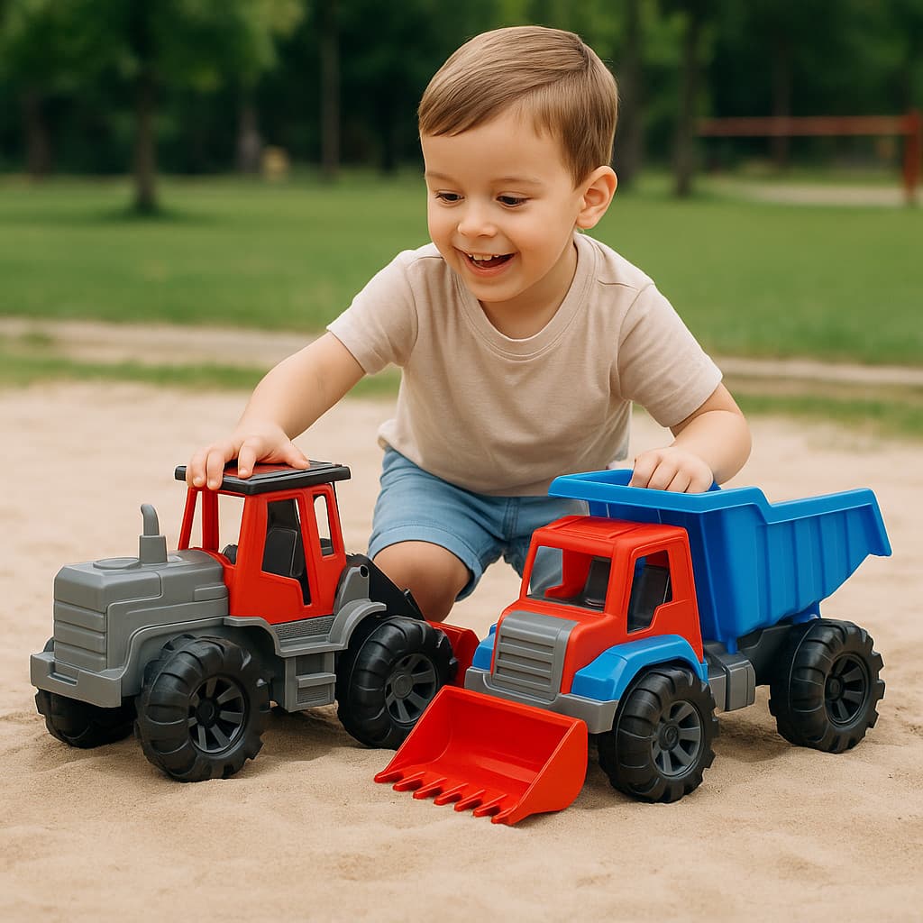 Brinquedo Trator Carregadeira Grande Premium Resistente e Divertido - Kendy