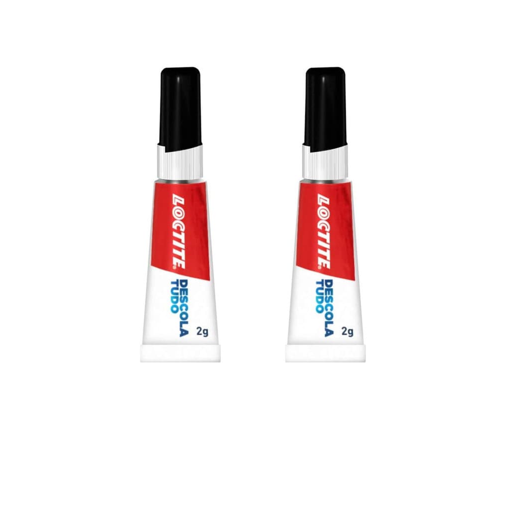 Kit com 2 Removedor Super Bonder Loctite Descola Tudo Remove Cola 2g