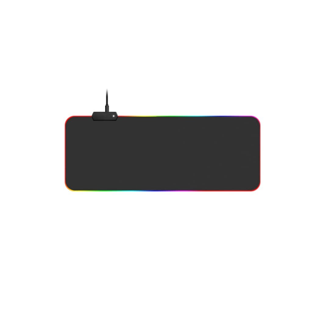 Mouse Pad Gamer Bright RGB c/ Hub USB e Base Antiderrapante
