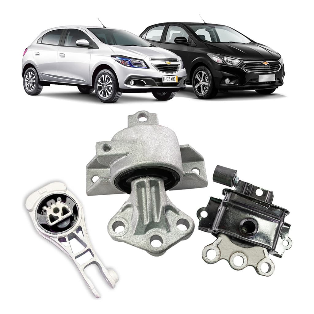 3 Calço Coxim Motor Cambio Onix 2013 2014 2015 2016 Manual