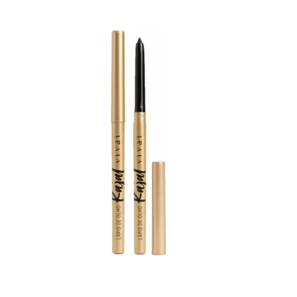 Kit C/1/2/3 Lápis Kajal Ruby Rose Retrátil Deleniado Aprova D'água Vivai 2121.1.1