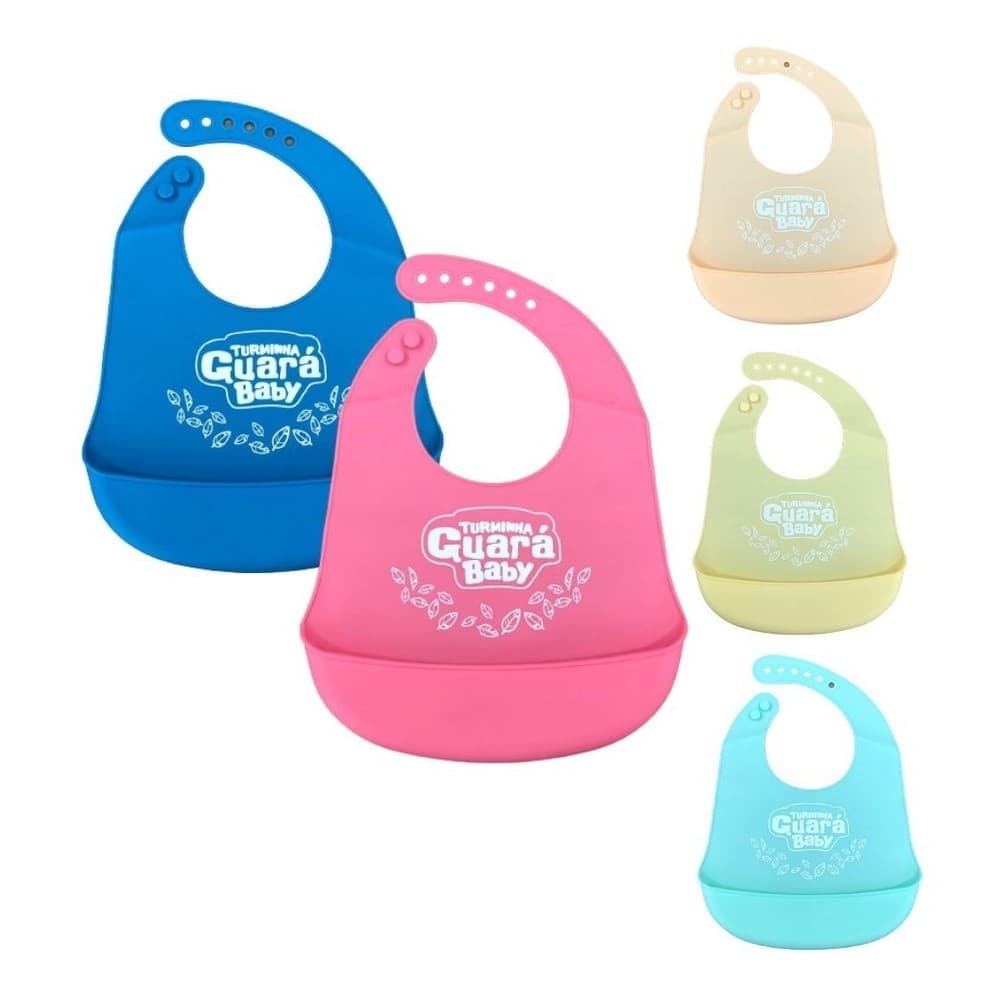 Babador De Silicone Bebê Impermeável Blw Migalhas Infantil