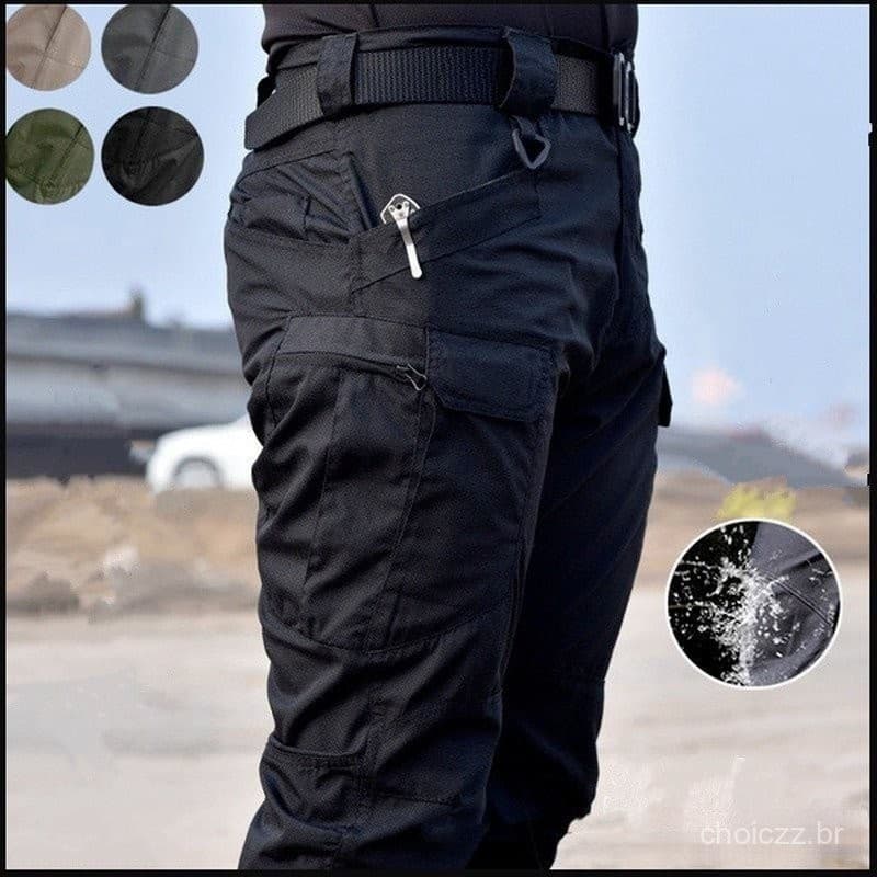 Calças Cargo Masculinas de Alta Qualidade Novas Calças Táticas Militares Impermeáveis Calças de Camuflagem para Esportes