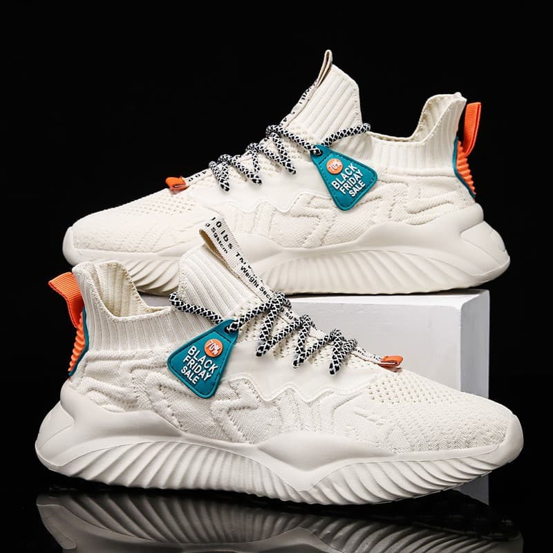 Tênis Confortáveis/Sapatos Esportivos para Homens Fashionáveis Meias Casuais