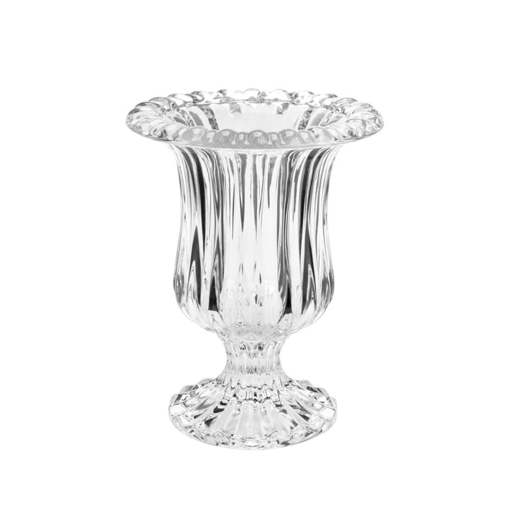 Vaso com Pé em Vidro Renaissance Kansas Lyor 15×12 cm