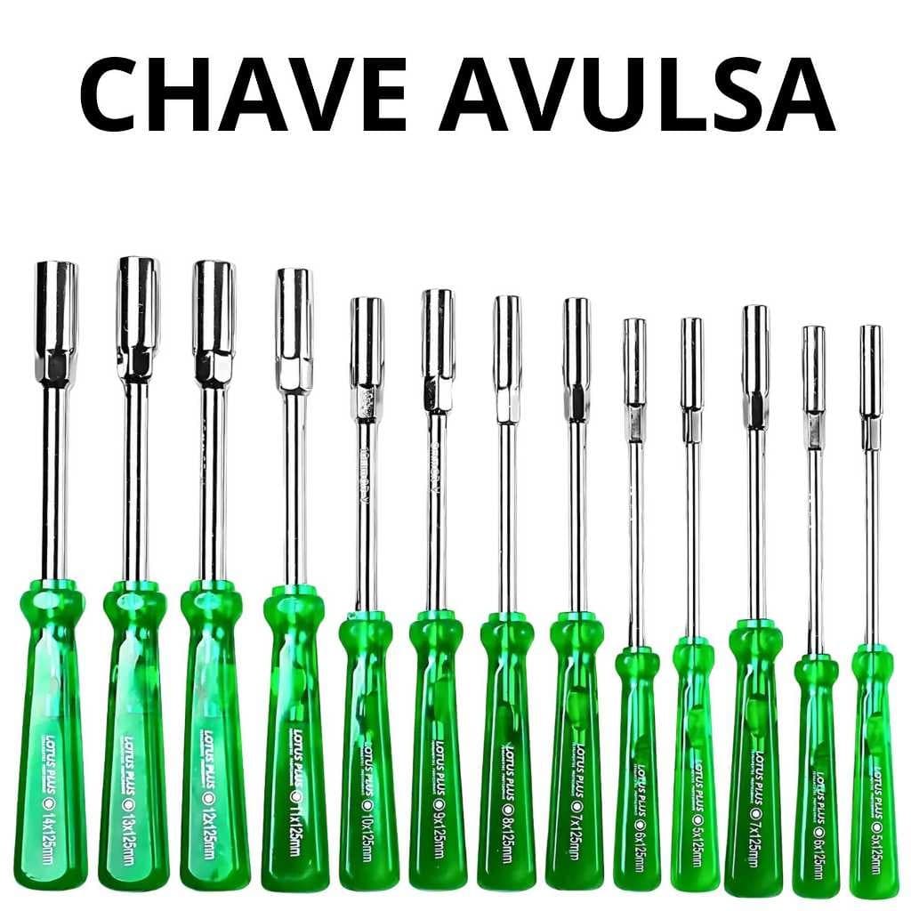 Chave Canhão Avulsa 5 a 14mm 3/16 á 7/16 Polegadas Lotus Aço Cromo Vanádio Ferramenta Manual
