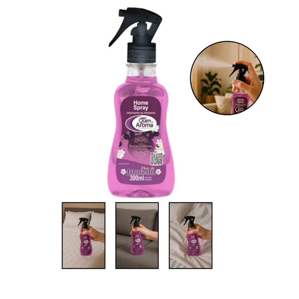Home Spray Perfume de Ambientes Flor de Jabuticaba 300ml