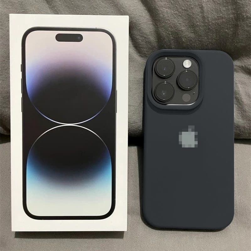 Capa Macia De Silicone Líquido Fosco Para iPhone 7 8 Plus XR XS Max 11 12 13 14 15 16 17 Pro Candy TPU De Telefone Big H