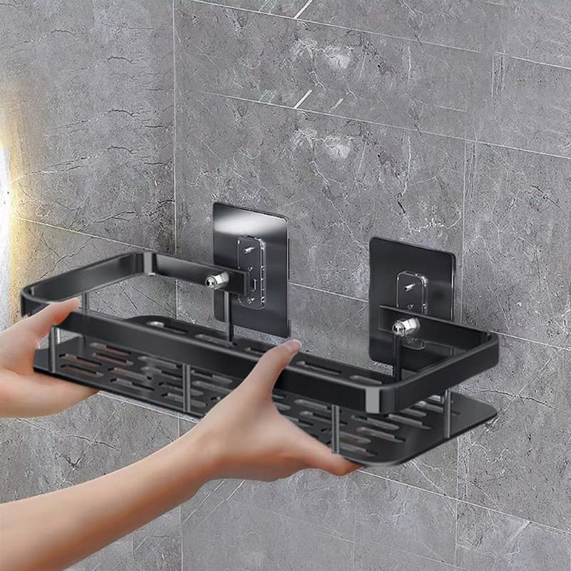 Suporte De Shampoo  Prateleiras De Banheiro Sem Furo Premium Top sem furadeira