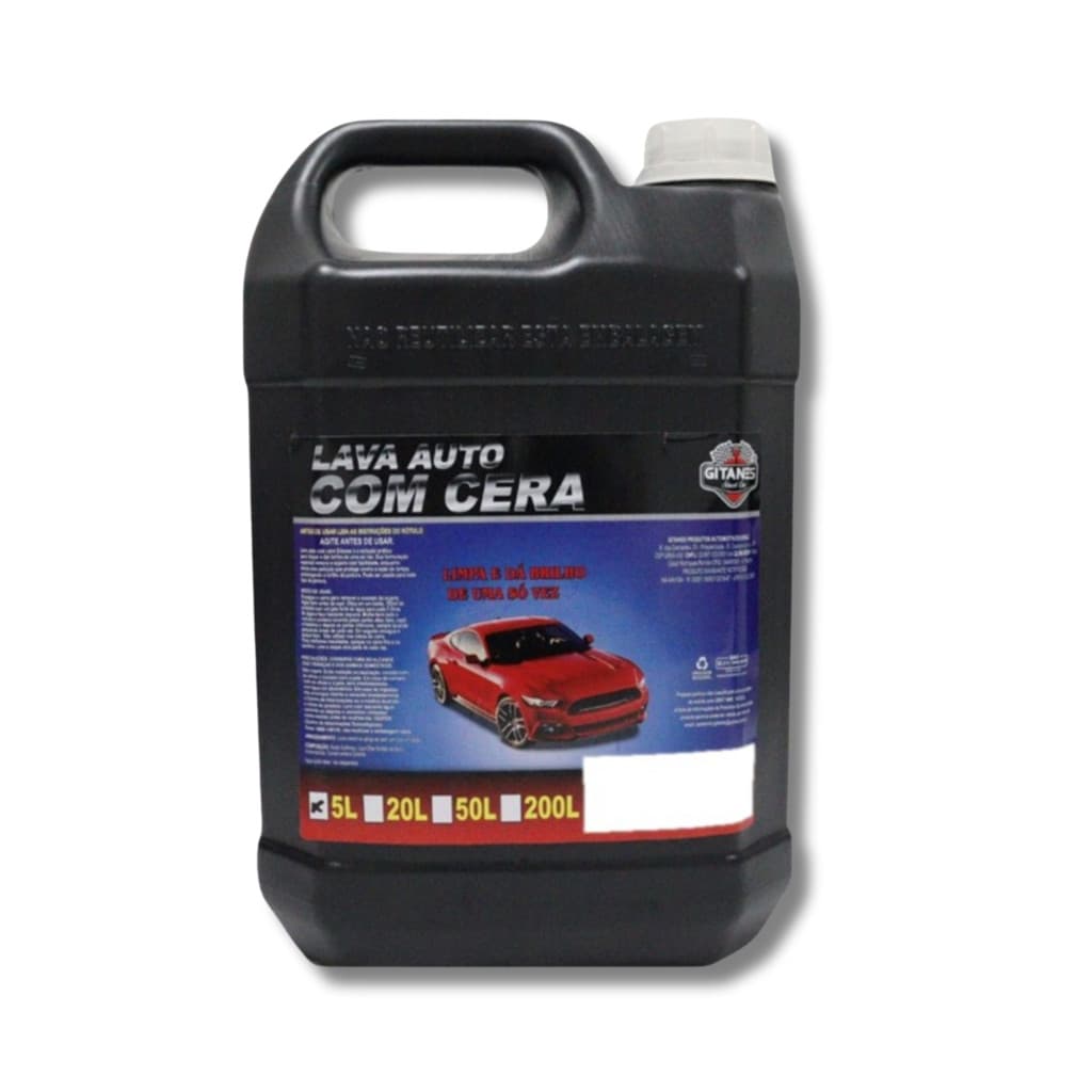Shampoo Automotivo Lava Auto Com Cera Gitanes 5L