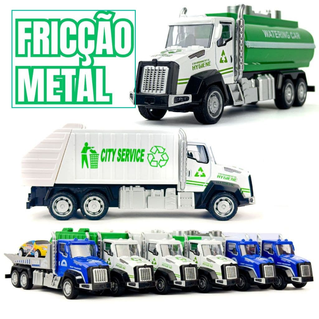 Caminhão Miniatura Brinquedo metal profissões