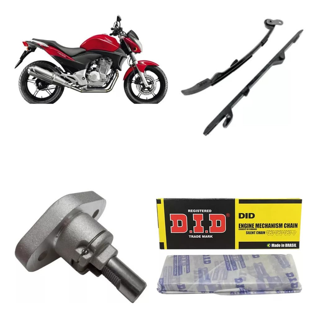 Kit Completo de Corrente de Comando para CB 300 e CBX 250 Twister