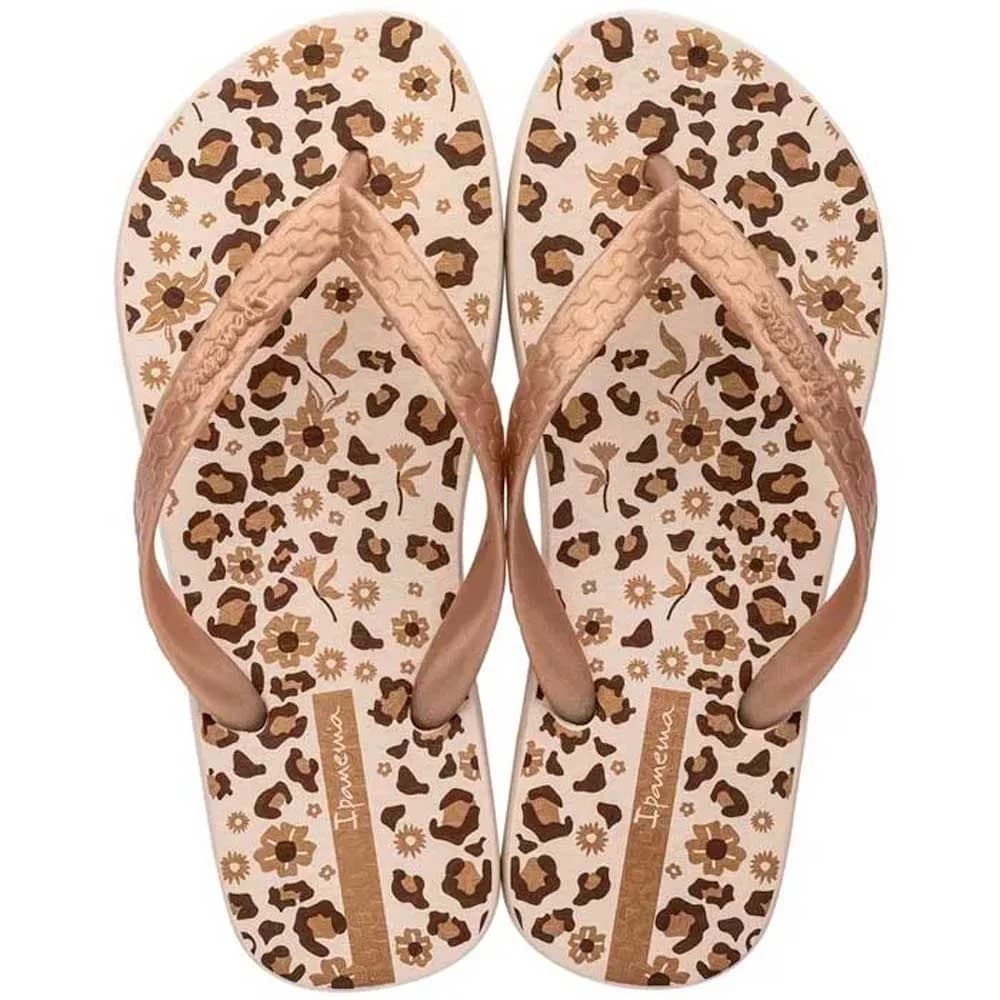 CHINELO DE DEDO IPANEMA FEMININO HAPPY 25279 - BEGE / OURO