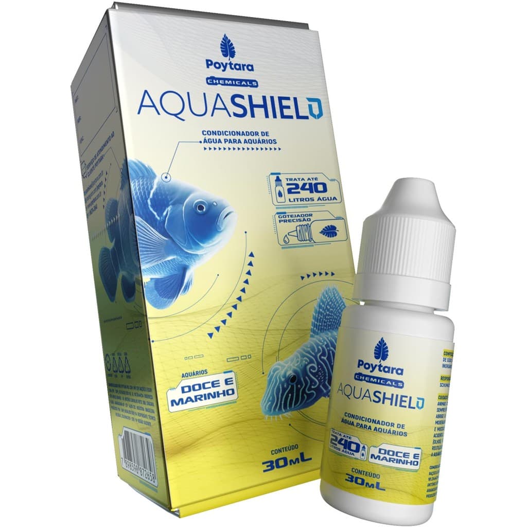 Poytara Aquashield Removedor De Cloro E Metais Pesados 30ml