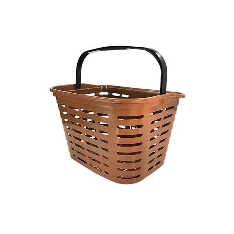 Cesta Cestinha Bike Bicicleta Nylon para Aro 26 Urbana Marrom