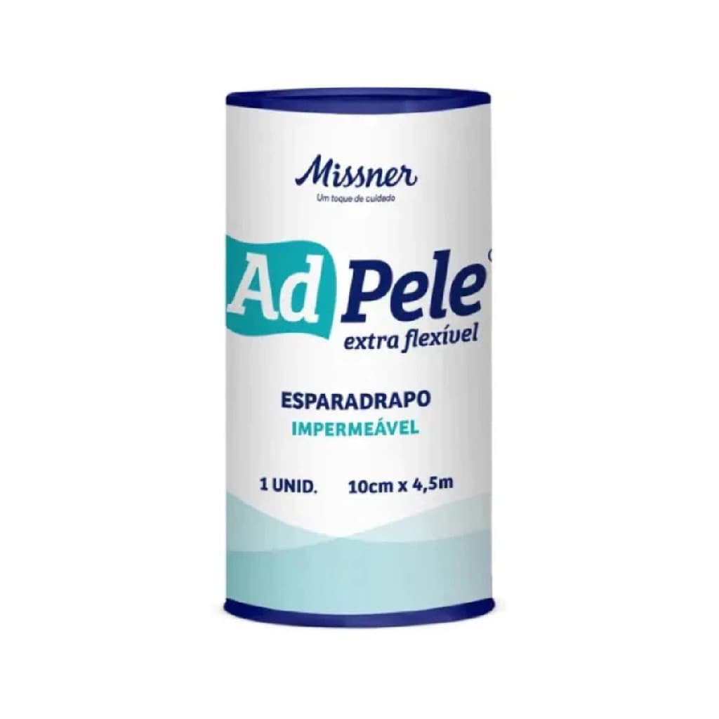 Esparadrapo Impermeável 10cm x 4,5m AdPele Missner