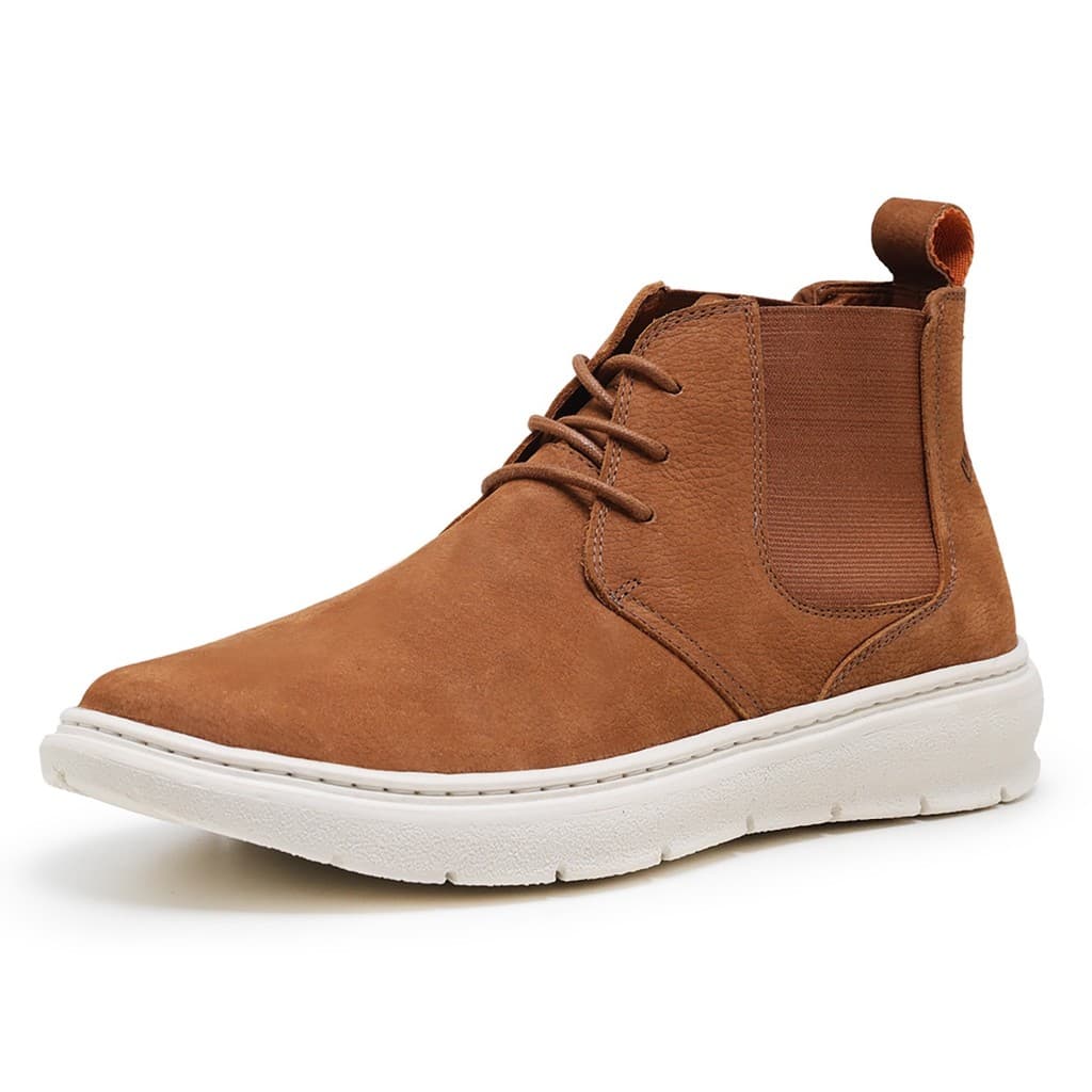 19050LC-Botina Paris masculina em couro(interno/externo) palmilha gel LECAS LL