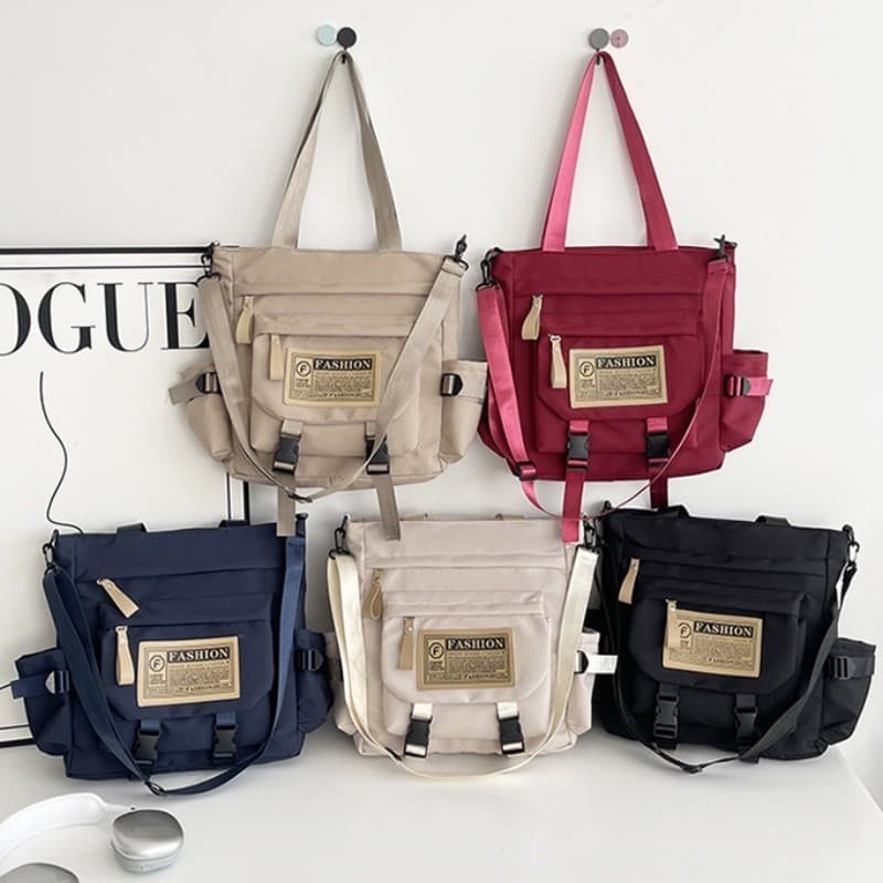 🌹 Bolsa tiracolo fashion com múltiplos bolsos e de grande capacidade, unissex