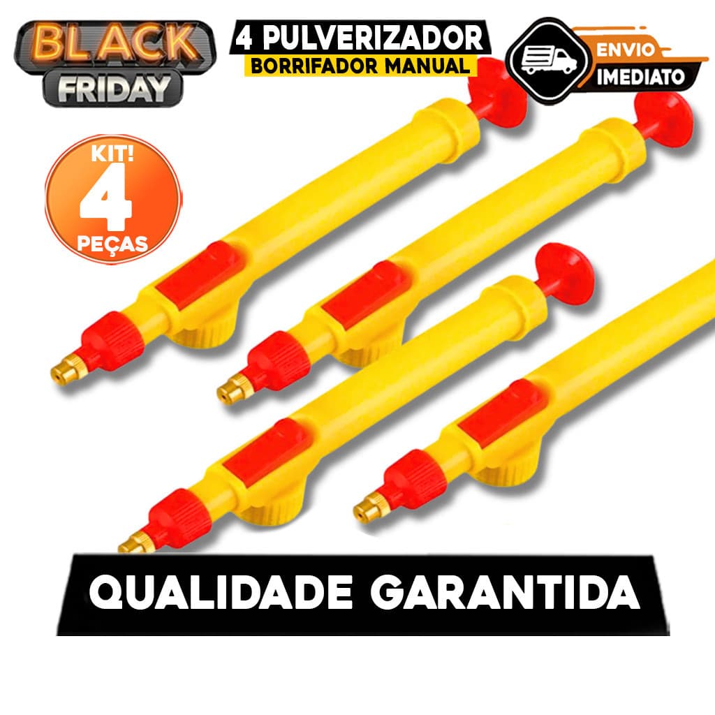 Kit 4 Pulverizador Para Garrafa Pet Manual Borrifador Multiuso