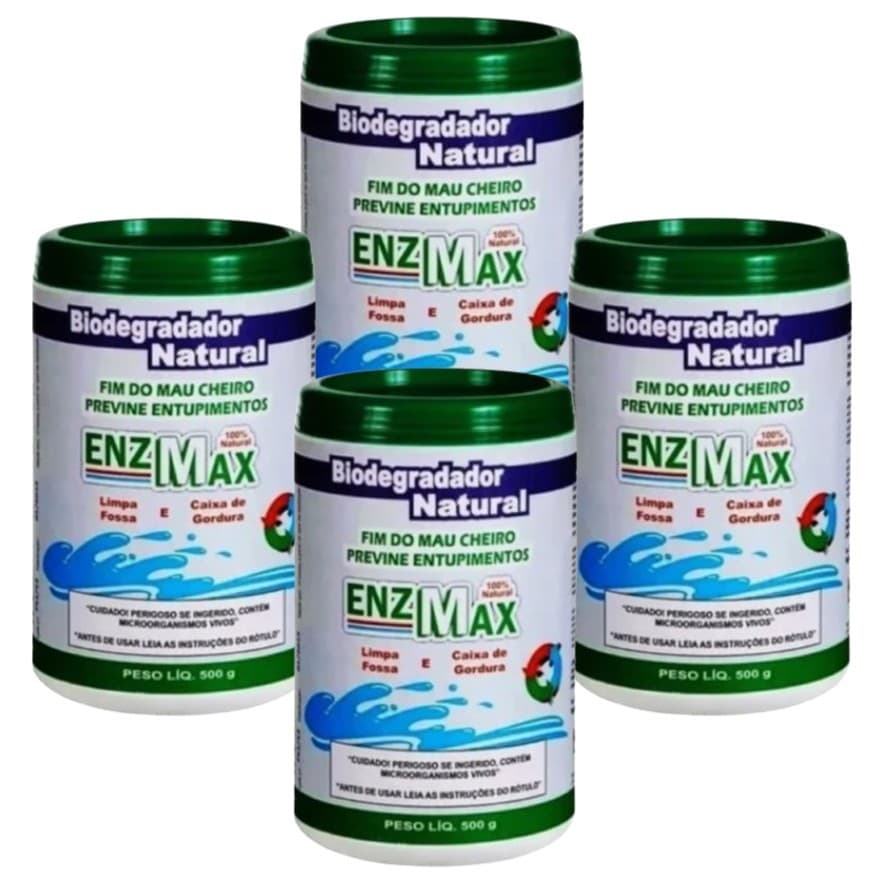 Enzmax Limpa Fossa Séptica E Caixa De Gordura Enzimas 2kg