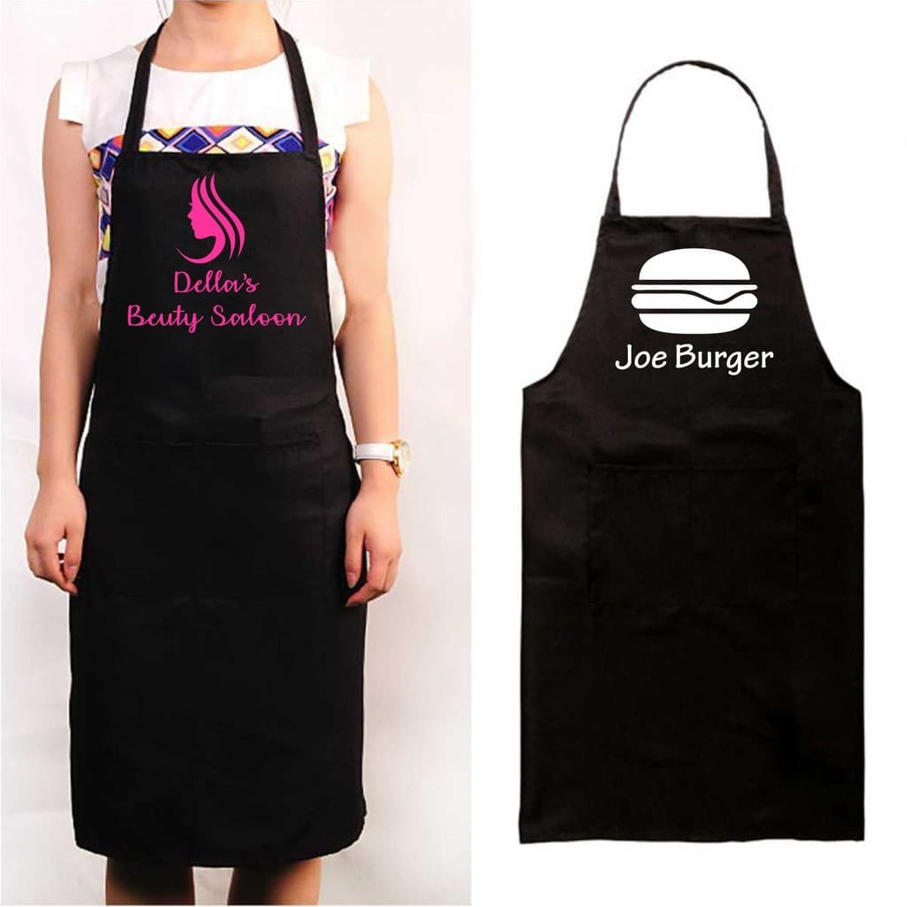 Avental Personalizado Estampado com bolso para cozinha restaurante bar buffet garçons festa eventos
