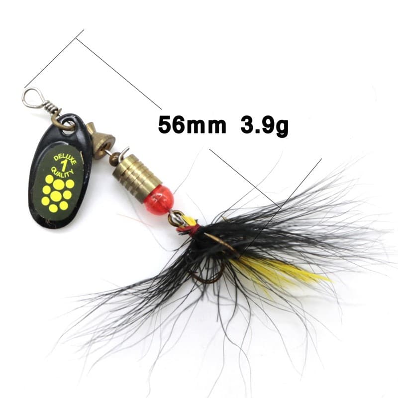 10 Pçs/Lote Colher De Pesca Iscas Spinner Isca 3-7G Wobbler De Metal Spinnerbait Artificial Livre Com Caixa