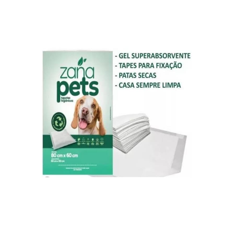 Tapete Higienico Zana pets 80x60 30 Unidades