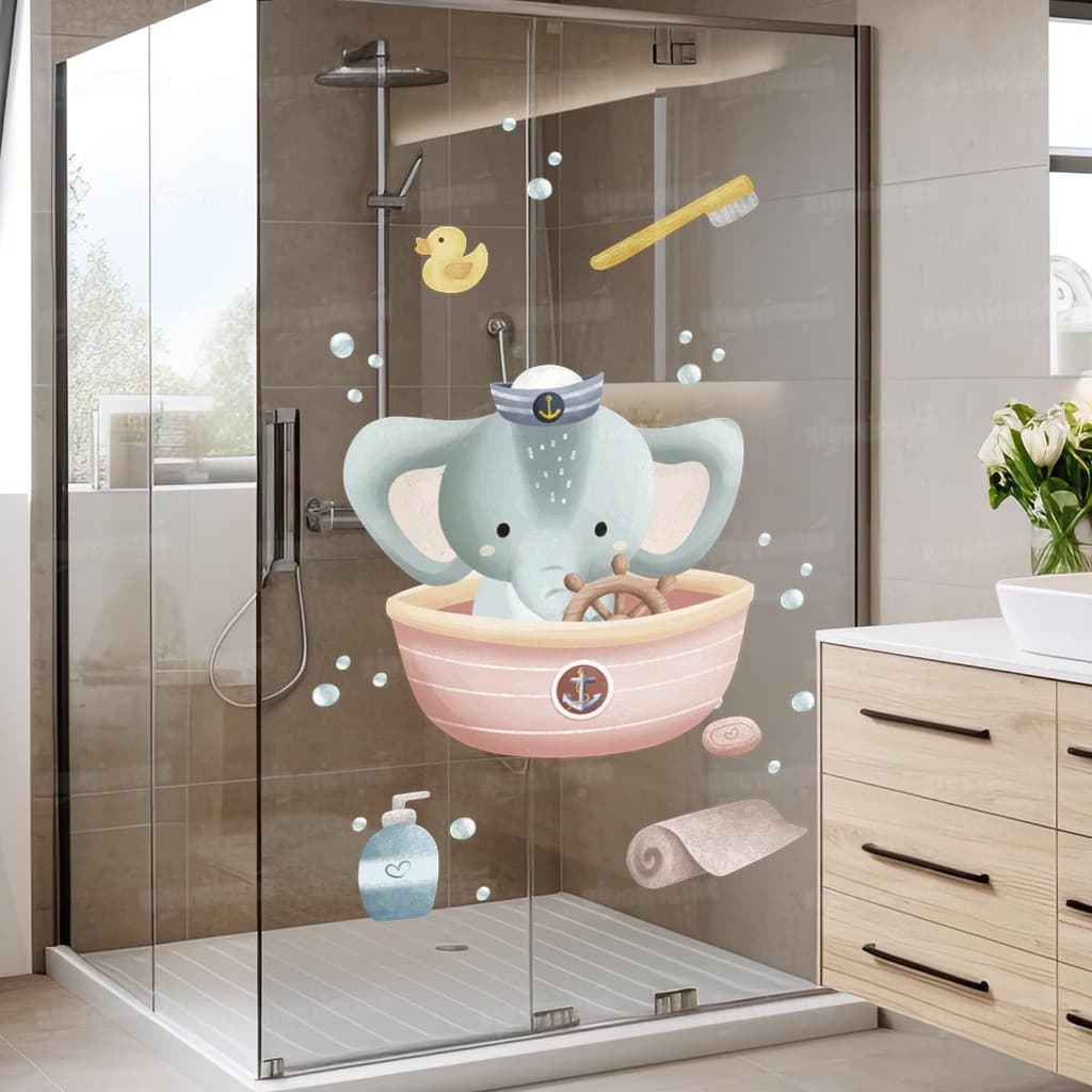 Papel Parede Safari Infantil Lavável Seguro Fácil Aplicação para Quarto Bebê Piscina Banheiro Área Kids