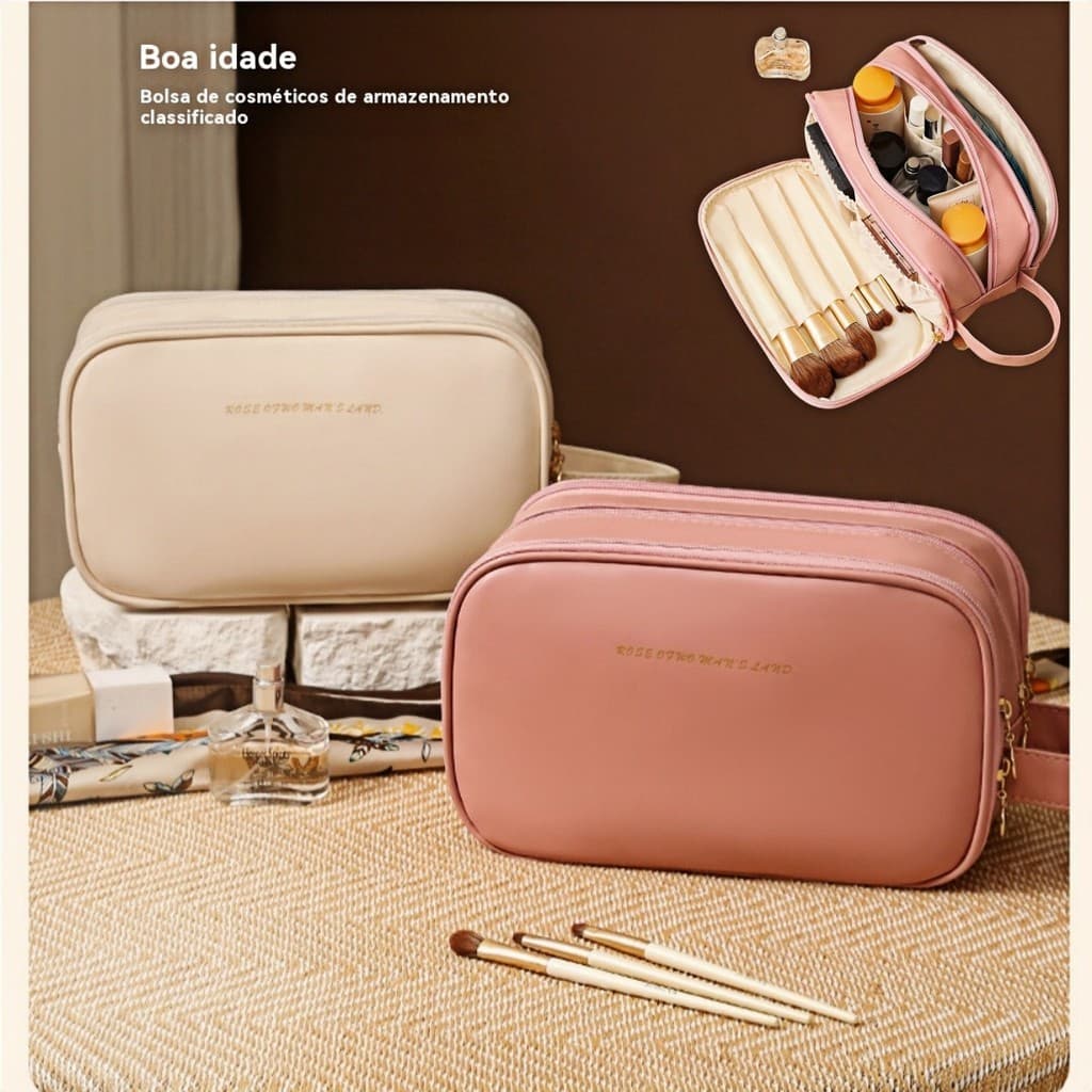 Necessaire De Grande Capacidade, Portátil De Viagem Multifuncional  À Prova D'água yobel