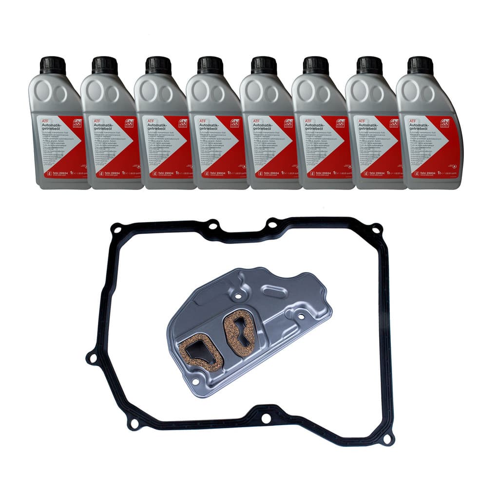 KIT ÓLEO CÂMBIO AUTOMÁTICO PARA VW BORA GOLF JETTA NEW BEATLE POLO 09G TF60SN 6 marchas FEBI 8 L