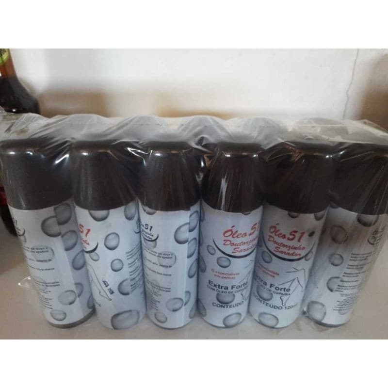 Kit com 6 unidades óleo para pernas com extrato de copaiba - extra forte