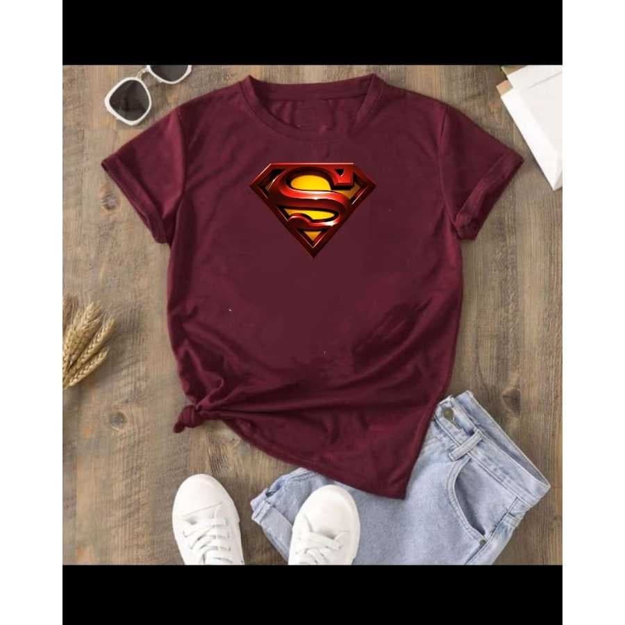 Camiseta Super man Heróis 100% algodão conforto e estilo séries MANGA CURTA