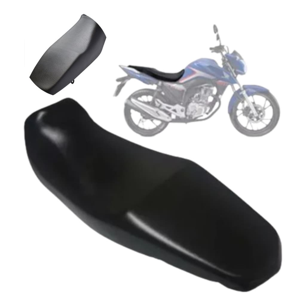 Capa Assento Moto Honda Cg 160 Titan 2018 2019 2020 Preta