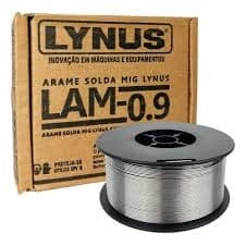 Arame de Solda 0,8mm MIG 0,9KG Sem Gas Lynus LAM09 41040