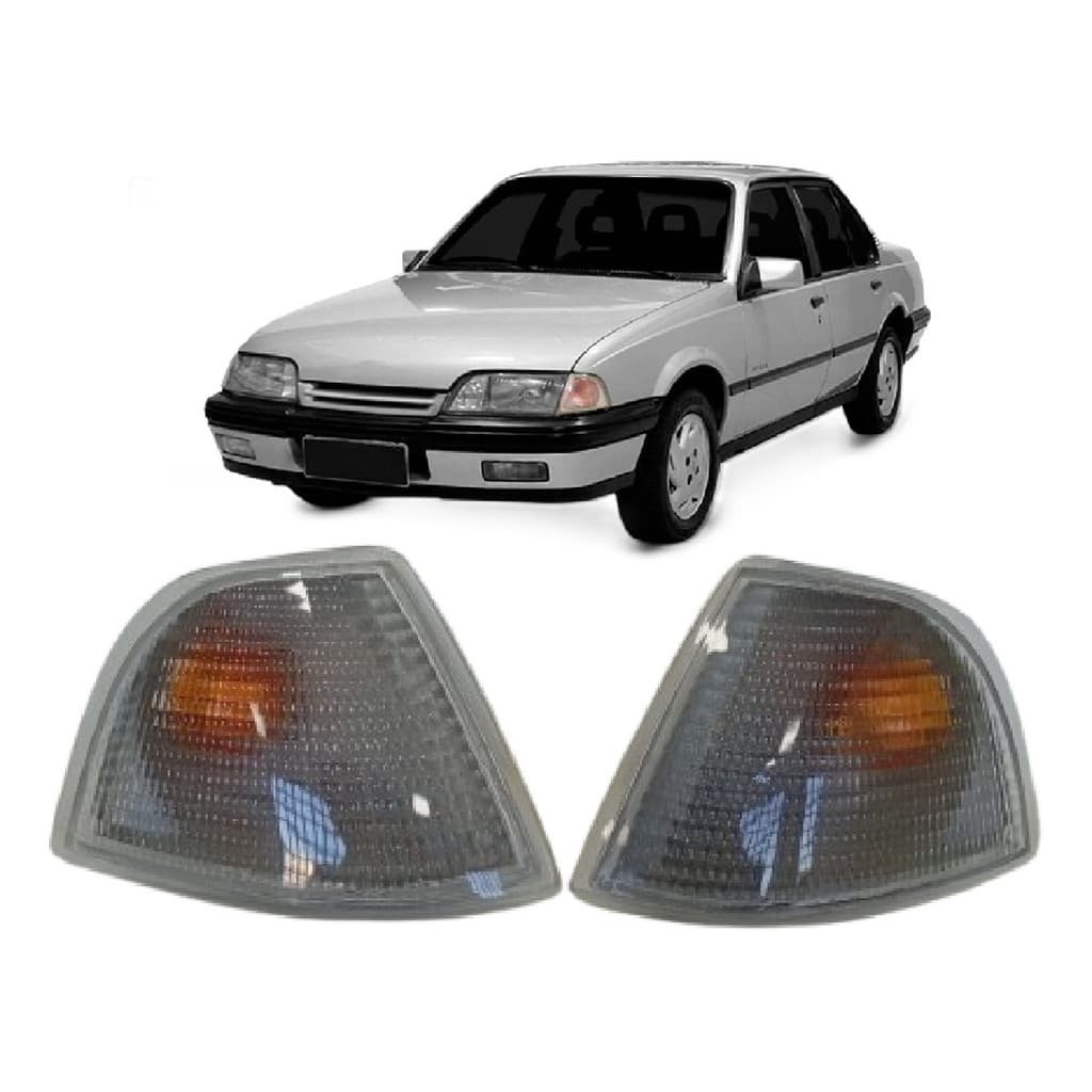 Par Lanternas Dianteiras P/ Cibie Cristal Monza 1991 A 1996