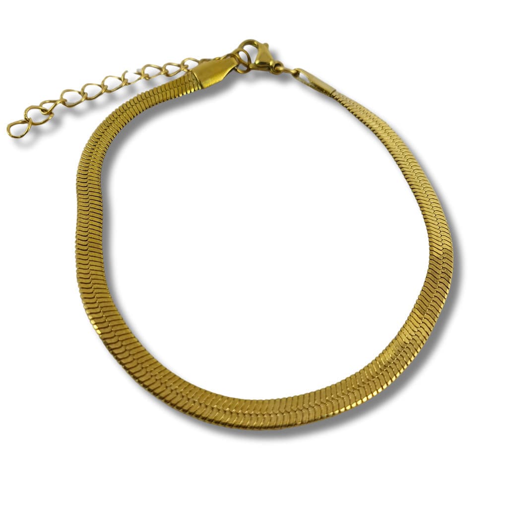 Pulseira Feminina Aço Chapada