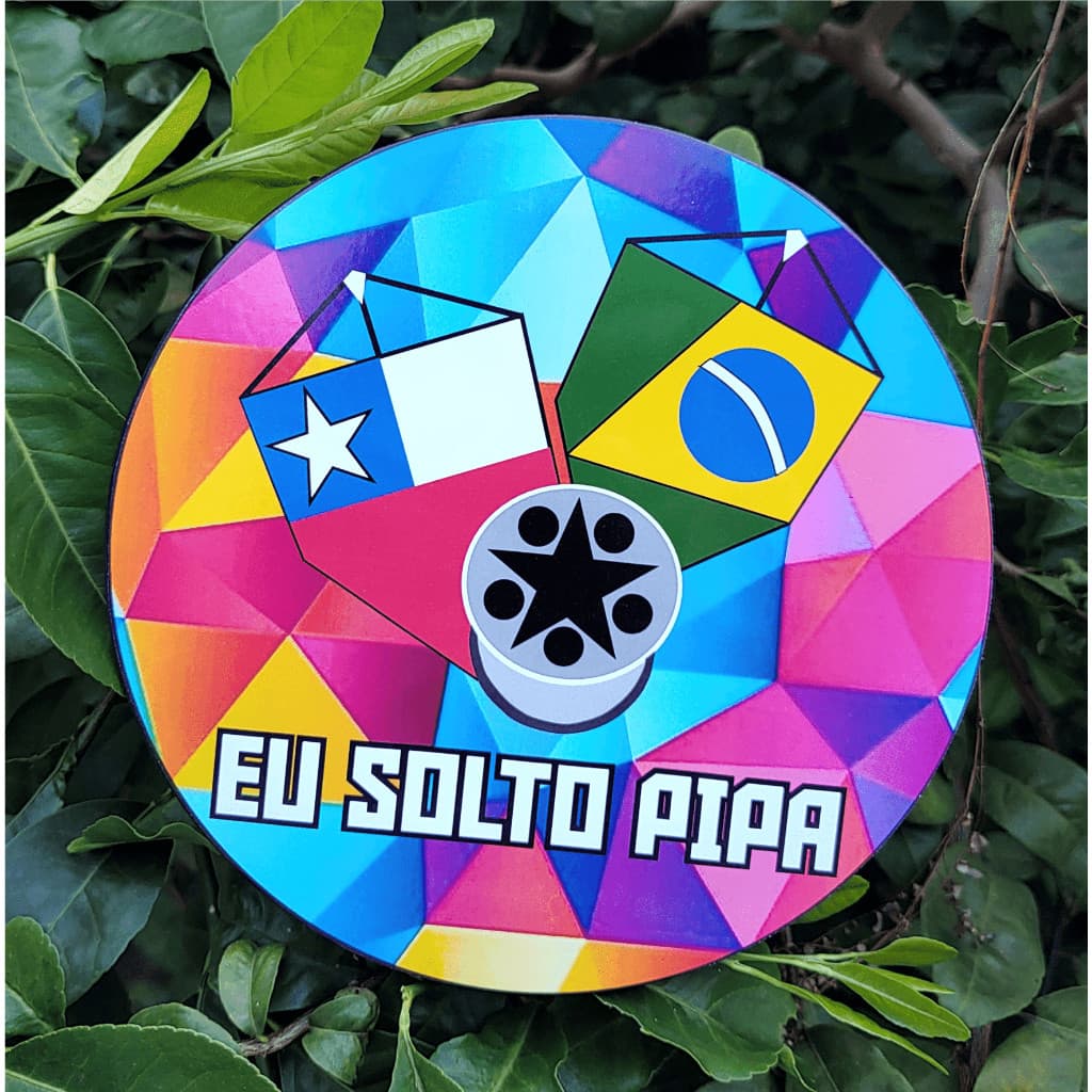 Carretilha de Pipa com Linha Personalizada Eu Solto Pipa Original