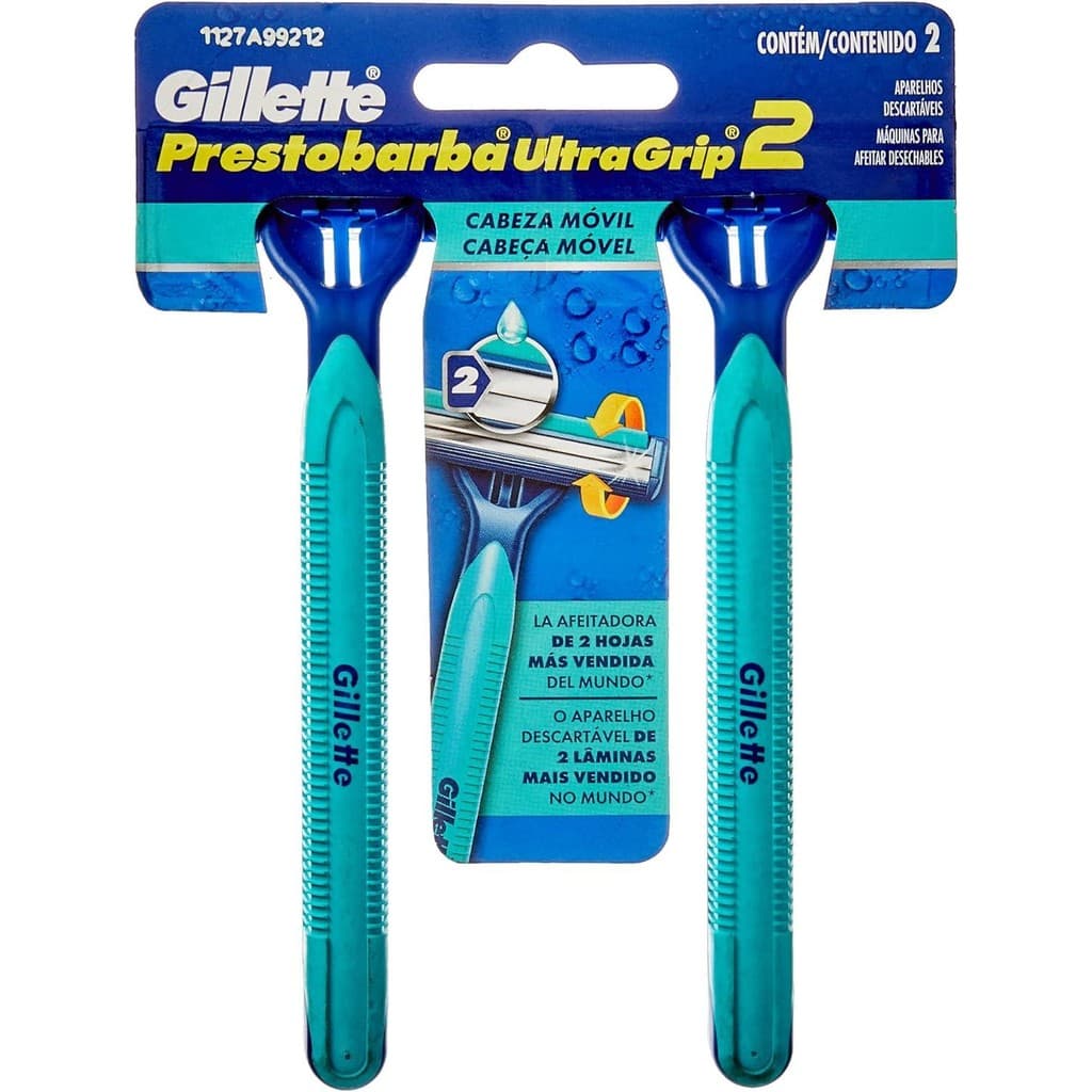 Barbeador Gillette Prestobarba Ultragrip 2un