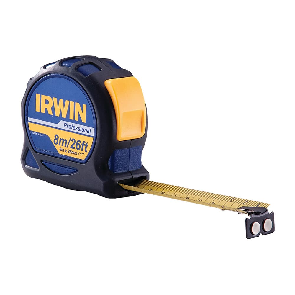 Trena de Aço Emborrachada 8 Metros x 25mm Irwin IW13951