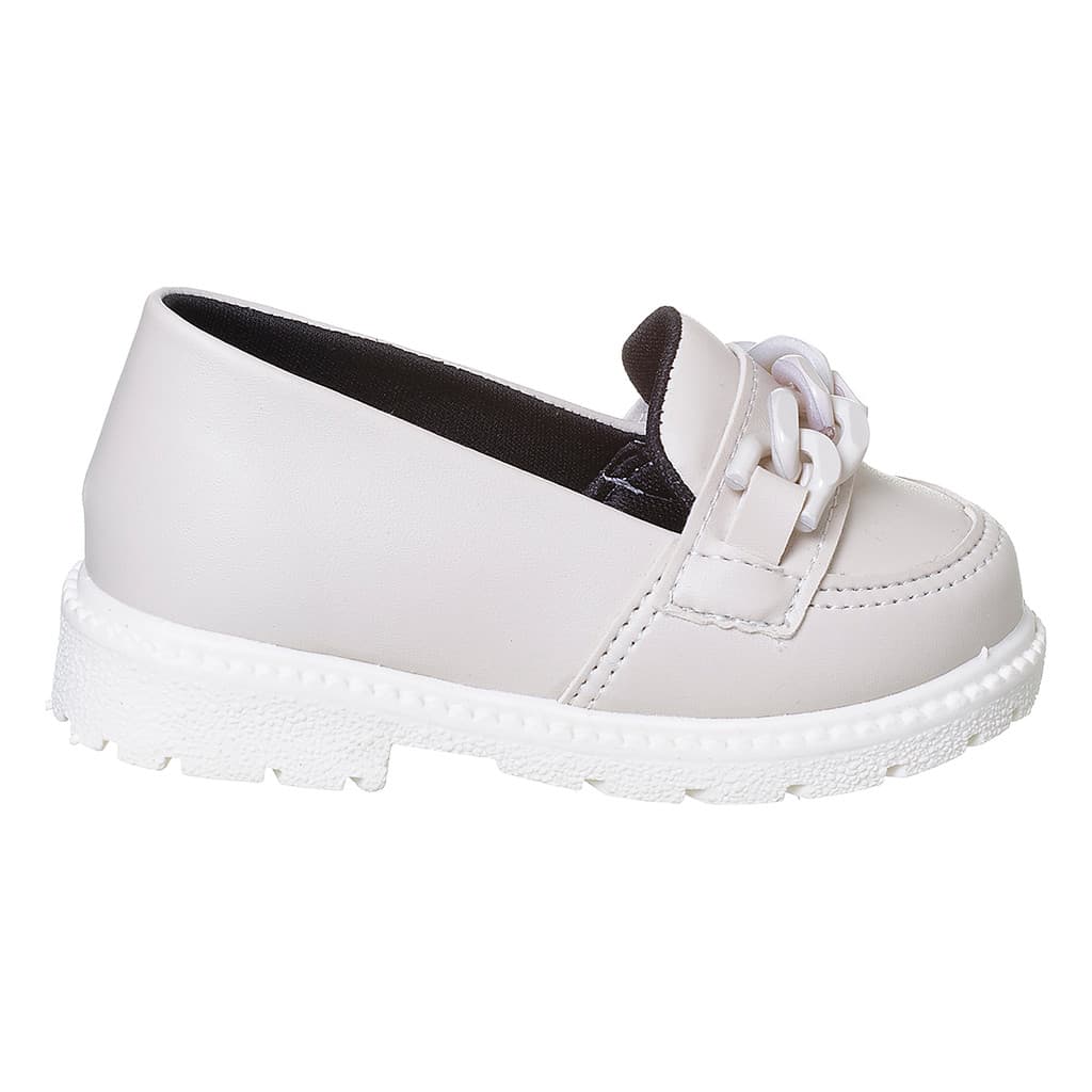 Mocassim Infantil Feminino Confortável Oxford Corrente Promoção