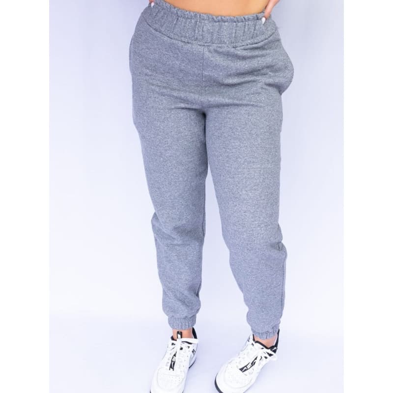 Calça Ribana Feminina Flanelada Com Regulador de Cintura Moletinho