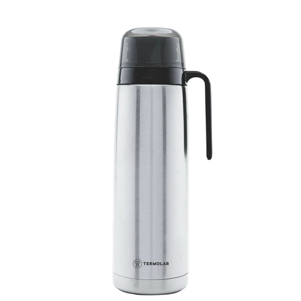 Garrafa Térmica 1L Termolar R-evolution Inox Mantém 20h Quente e 36h Frio Rolha Dupla ClickMate