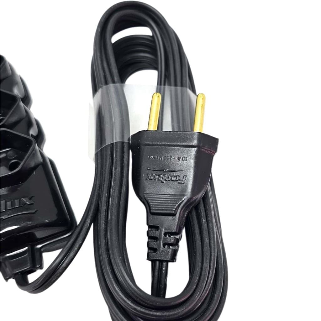 Extensão Elétrica 2P 10A 250V Preta
