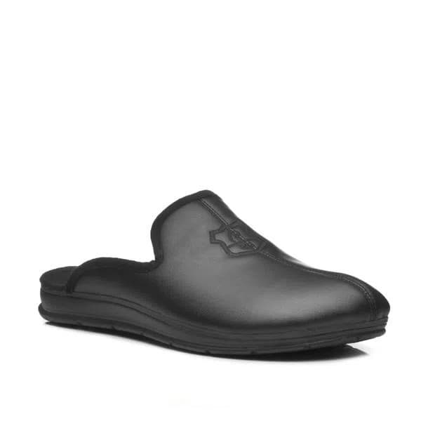 Pantufa Masculina Pegada Forrada Couro 166001