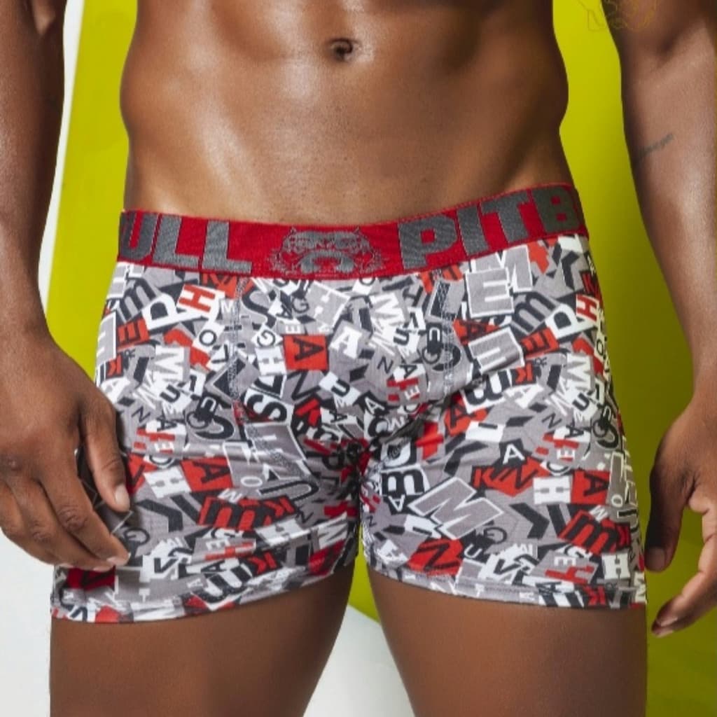 Kit 2 Cuecas Boxers Confortáveis Poliéster Estampada