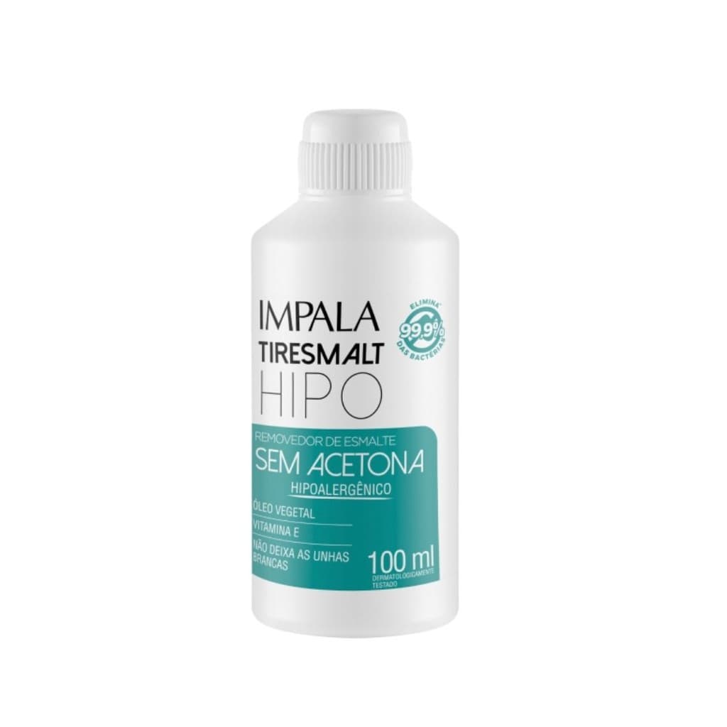 REMOVEDOR DE ESMALTE SEM ACETONA TIRESMALT HIPO 100ml